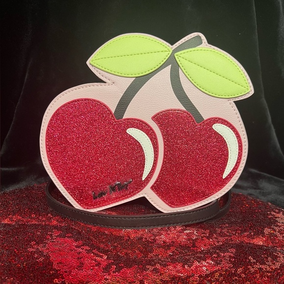 Betsey Johnson Handbags - BETSEY JOHNSON, LUV BETSEY SUPER CUTE
Cherry 🍒 Glitter Crossbody Bag (NWT)